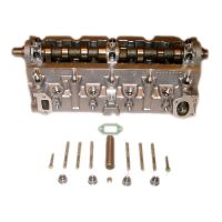 Testa cilindro con valvole con albero a camme