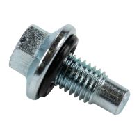 Kit tappo di scarico olio con guarnizione M12 x 1.75 L = 16 mm