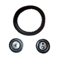 Set cinghia dentata con 2 pulegge di rinvio Ø62 mm