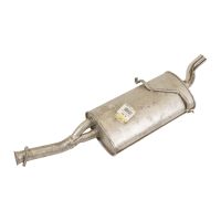 silenziatore posteriore con finiture cromate