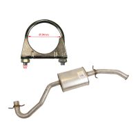 Sistema di scarico posteriore