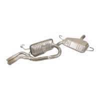 Impianto di scarico sportivo posteriore