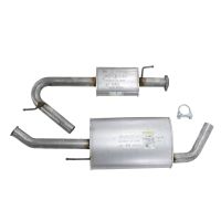 impianto di scarico posteriore completo