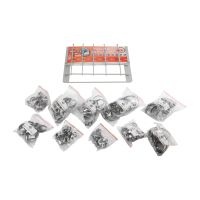 Set fascette stringitubo W4 100 pezzi 9 mm
