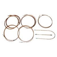 Set tubi freno senza ABS