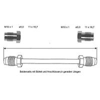 Tubo del freno 160 mm 10 x 1