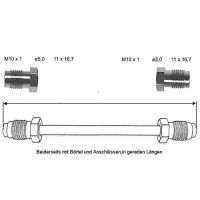 Tubo del freno 260 mm 10 x 1