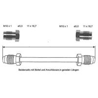 Tubo del freno 340 mm 10 x 1