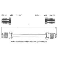 Tubo del freno 425 mm 10 x 1