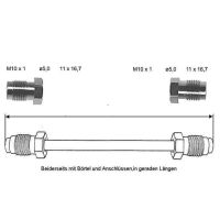 Tubo del freno 500 mm 10 x 1