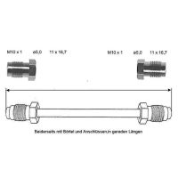 Tubo del freno 550 mm 10 x 1