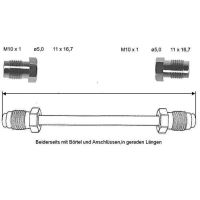 Tubo del freno 650 mm tramite una sinistra RBZ