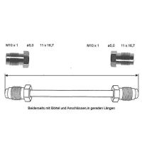 Tubo del freno 1400 mm dietro a destra RBZ