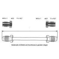 Tubo del freno 1860 mm 10 x 1