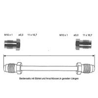 Tubo del freno 1900 mm 10 x 1