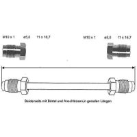 Tubo del freno 3050 mm 10 x 1