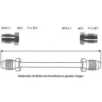 Tubo del freno 3350 mm 10 x 1