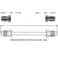 Tubo del freno 4550 mm 10 x 1