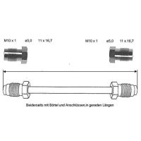 Tubo del freno 4600 mm 10 x 1