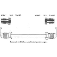 Tubo del freno 4750 mm 10 x 1
