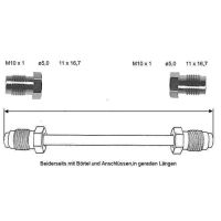 Tubo del freno 4950 mm 10 x 1
