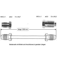 Tubo del freno 1250 mm posteriore destro
