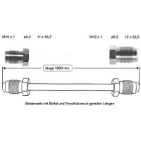 Tubo freno 1600 mm HBZ ABS HBZ