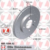 Set dischi freno sportivi forati