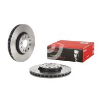 Disco freno rivestito Internamente ventilato Brembo 281 Ø