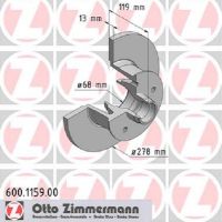 Disco freno anteriore pieno