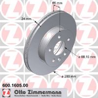 Disco freno anteriore ventilato