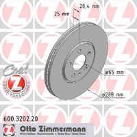Disco freno anteriore ventilato esternamente