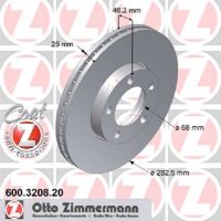 Disco freno anteriore ventilato internamente ventilato