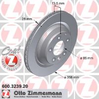 Disco freno posteriore ventilato internamente ventilato