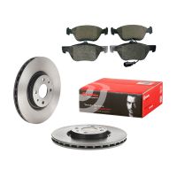 Set di dischi freno e pastiglie freno anteriore