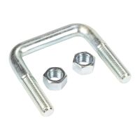 Staffa di montaggio balestra lunghezza 71-80 compresi i dadi