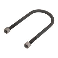 Staffa di montaggio molla a balestra M12 L = 80 L = 175