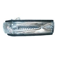 Tappo dell'indicatore di direzione bianco a destra nello specchio