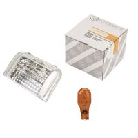 Tappo indicatore di direzione destro nello specchietto retrovisore per indicatori di direzione da 16 watt, lampadina inclusa.