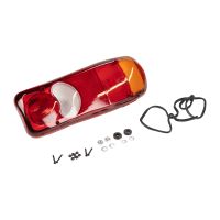 Fanale posteriore sinistro sulla pedana con quattro perni per il fissaggio