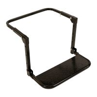 Scala a pioli con ruote per pneumatici pieghevole