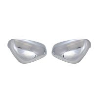 Set di 2 tappi per specchietti esterni in cromo