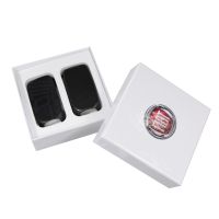 Set copritastiera nero opaco con logo Tipo