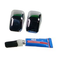 Set di tappi tergicristallo parabrezza ugello cromato