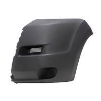 Angolo paraurti anteriore sinistro grigio senza fori per fendinebbia