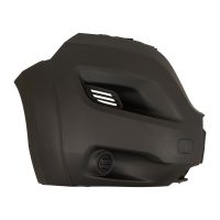 Angolo paraurti anteriore destro grigio con fori per estensioni