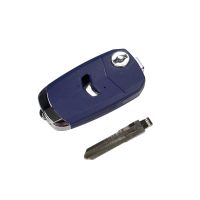 Chiave della valigia 1 pulsante pieghevole *blu*