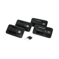 Set maniglia porta 4 maniglie con chiave