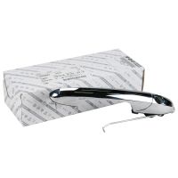 Maniglia della porta cromata sinistra senza cilindro