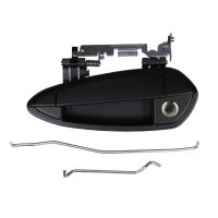 Maniglia della porta sinistra in plastica nera a 3 porte